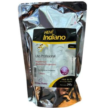Imagem de Henê Pó Indiano Divina Dama 240g Preto
