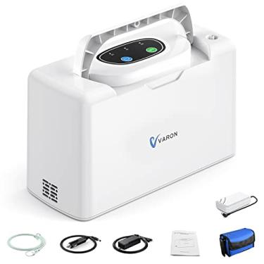 Imagem de Portatil 3L Máquina de Oxigeno a Bateria,1.5Horas Concentrador de ox com Tubo de 0₂ de Uso Doméstico e en Carro e Viagens, 33% Oxigênio, AC/DC, 3.3lbs equipo de fluxo contínuo Com Mochila