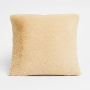 Imagem de Almofada Decorativa Roma Bege Felpudo Com Enchimento 42x42cm - Jolitex