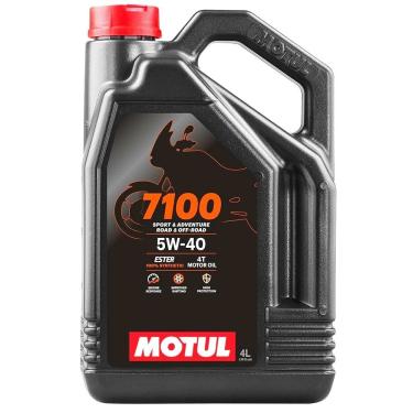 Imagem de Óleo Motul 7100 5w40 Galâo 4 Litros 100% Sintético API SP JASO MA2 off-road