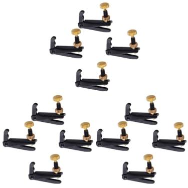 Imagem de Abaodam Sintonizadores finos de violino para violino 4/4-3/4 - 12 peças de metal micro afinador de violino de aço inoxidável ajustadores de violino peças de substituição - ajustador de corda de metal