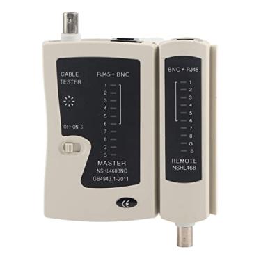Imagem de Testador de Cabo RJ45 + BNC Profissional, Feito de Material de Qualidade para Testes Rápidos e Precisos Ferramenta de Teste de Fio de Telefone de Rede Com Design Dividido Adequado