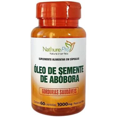 Imagem de Óleo de semente de abóbora 60 Cápsulas 1000mg - NathurePro
