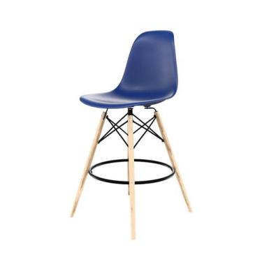 Imagem de Banqueta Eames DSW Azul - Mobly