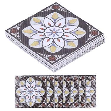 Imagem de Zerodis Adesivos de Ladrilhos Impermeáveis ​​e Fáceis de Limpar, Material PVC Premium, Idéia Perfeita, Instalação Fácil, para Sala Estar, Sala Jogos Infantis, Jantar, Cozinha, Escritório, Banheiro