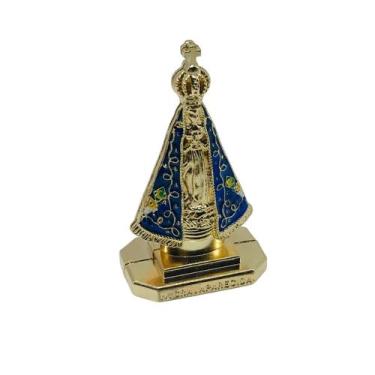 Imagem de Enfeite Nossa Senhora Aparecida Mesa Painel Carro Caminhão 9 cm - FORN