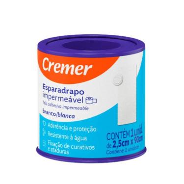 Imagem de Esparadrapo Impermeável Cremer 2,5cm X 0,9m 1 Unidade