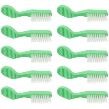 Imagem de Ipetboom Escovas de dentes macias adultas com cabo curto escova grande cabeça prisão mini