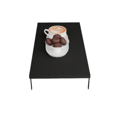 Imagem de Tampa de Cooktop 2 Bocas Fogão Churrasqueira Multiuso Proteção Madeira Preta