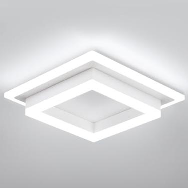 Imagem de EIDISUNY Luminárias De Teto Led Modernas Embutidas 32 W, Luz Branca Para Corredor Pequeno, Acrílico 6000 K, Luzes Próximas Quarto, Sala Jantar, Cozinha E Banheiro