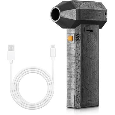 Imagem de Ventilador A Jato Turbo, Poderoso Mini Ventilador A Jato Turbo, Soprador De Pó Elétrico De 130000 Rpm, Soprador De Mão Portátil De 8000mah, Soprador De Jato Portátil Para Limpeza, C, A