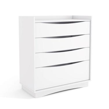 Imagem de Cômoda M260 Kappesberg 4 Gavetas Branca