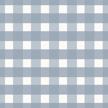 Imagem de Papel De Parede Revoada Xadrez Vichi Azul 4409