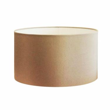 Imagem de Cúpula em Tecido Cilindrica Abajur Luminária Cp-4189 50x30cm Palha