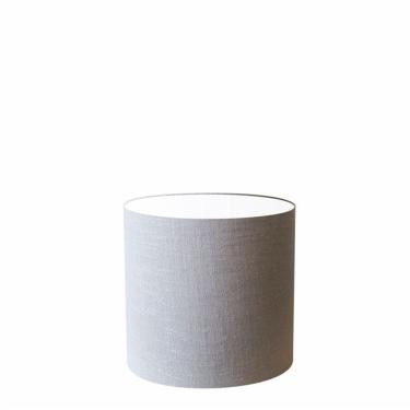 Imagem de Cúpula em Tecido Cilindrica Abajur Luminária Cp-4046 18x18cm Rustico Cinza