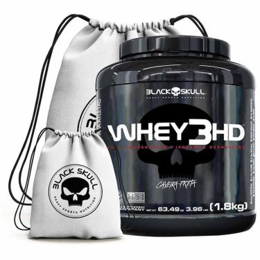 Imagem de Whey 3Hd 1.8Kg + Mochila  - Black Skull (Morango)-Unissex
