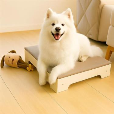 Imagem de Cama Pet Estofada com Acabamento Premium  Perfeita para Cães e Gatos -