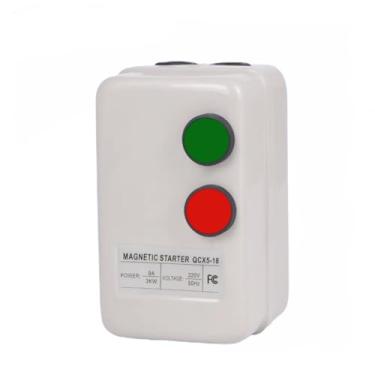 Imagem de XLWJBES Motor de arranque magnético 220V 3KW-4HP Motor de arranque magnético para compressor de ar, interruptor trifásico/monofásico de arranque magnético