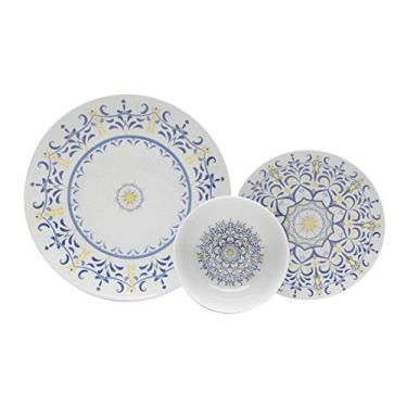 Imagem de APARELHO JANTAR 18PC PORCELANA SUPER WHITE COUPE SHAPE BOX