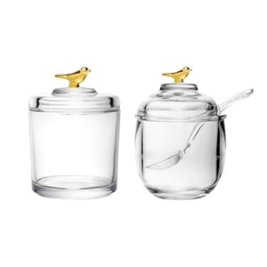Imagem de Açucareiro + Pote de Cristal Bird - Wolff
