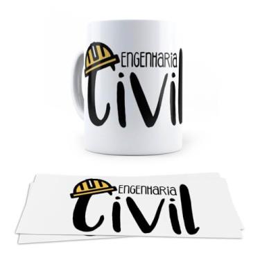 Imagem de Caneca Engenharia Civil Profissão Formatura Presente Curso