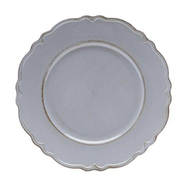 Imagem de SOUSPLAT PATINADO DE PLÁSTICO MOON CINZA 33cm