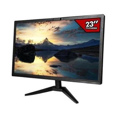 Imagem de Monitor Com Webcam e Microfone 24 Polegadas Led Full Hd - Preto