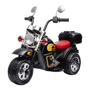 Imagem de Mini Moto Elétrica Infantil Motinha Tipo Harley Bateria 6V Zippy Toys,