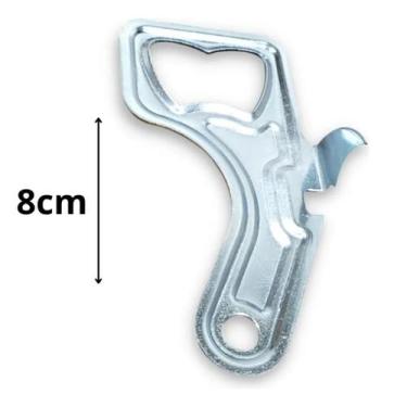 Imagem de Abridor Aço Inox De Lata E Garrafa De Cerveja 2 Em 1 - JWC
