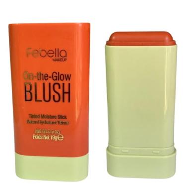 Imagem de Blush Stick Formato Coração ou Tradicional Alta Pigmentação e Acabamento Iluminado (Blush Bastão 03)