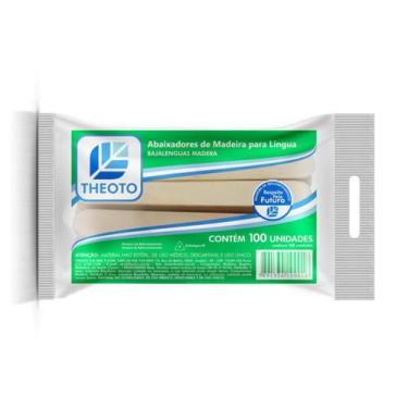 Imagem de Abaixador De Língua Palito Para Depilação Pacote 100 Unidades - THEOTO