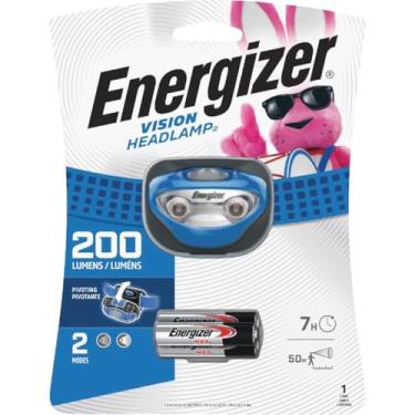 Imagem de Energizer Lanterna de LED Vision, farol brilhante para corrida, caminhada, ciclismo e escalada, baterias incluídas, pacote com 1
