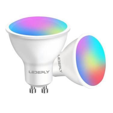 Imagem de Lâmpadas inteligentes LEDEPLY Zigbee GU10 5W (50W) Compatíveis Hu*e* 2