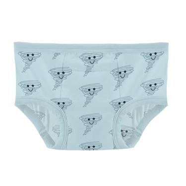 Imagem de Calça de treinamento com estampa KicKee, super macia e extra absorvente para treinamento de penico, roupas íntimas para meninos e meninas, Spring Sky Happy Tornado, 2-3 Anos