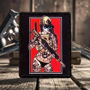 Imagem de Patch de moral Special Girl V3, adesivos de gancho e laço de anime para meninas, apliques engraçados táticos de moral militar para mochilas, chapéus de caminhoneiro, lancheiras, coletes, jaquetas