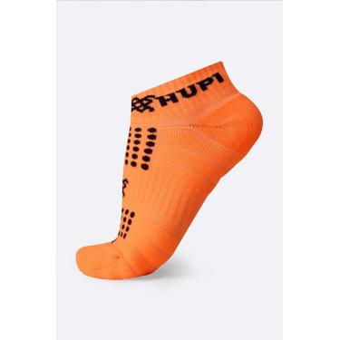 Imagem de Meia HUPI Running Pro Cano Curto Laranja 1 Par, Cor: Laranja Neon, Tamanho Único 36-42