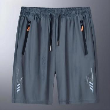 Imagem de Shorts de Corrida e Praia Masculino - Secagem Rápida, com Bolsos e Zíp