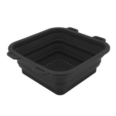 Imagem de Generic Balde de Banheira de Banho de Gelo, Aprimoramento da Banheira de Resfriamento de Resfriamento Com Eficiência à Saúde Bucket Dobrável para Viagem (Preto)