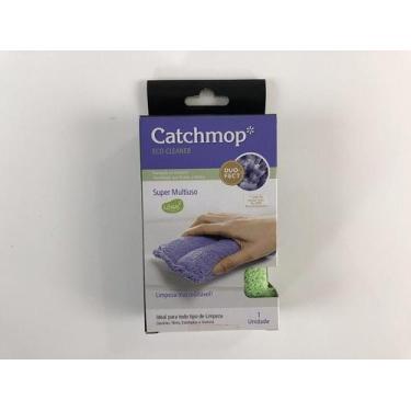 Imagem de Esponja Microfibra Limpeza Lava Carros Super Multiuso Catchmop Verde