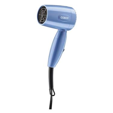 Imagem de Conair Secador de Cabelo de Viagem com Dobrável e Leve, 1600 W, Azul, Plástico