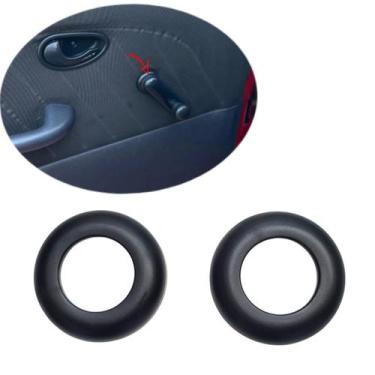 Imagem de Par Moldura Acabamento Manivela Vidro Manual Fiat Strada 2001 a 2020 O