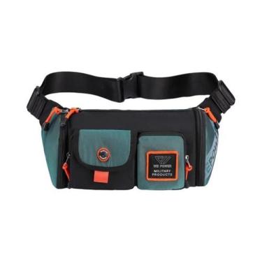 Imagem de Pochete Masculina De Nylon À Prova D'água, Multiuso, Para Viagens, Esc