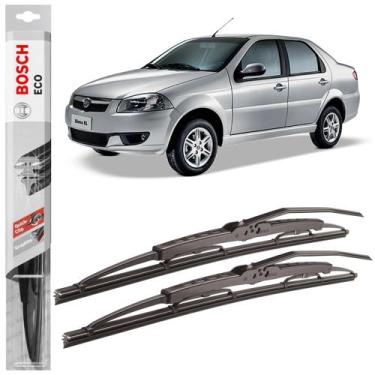 Imagem de Par Palheta Limpador de Parabrisa Bosch ECO Fiat Siena