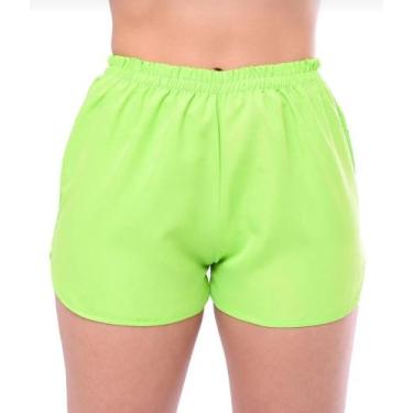 Imagem de shorts tactel feminino - FREITAS MODAS, Verde, M