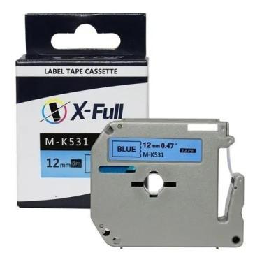 Imagem de Fita Compatível Rotuladora Brother 12Mm Mk531 Pt-80 PT-M95 - IMPORTED