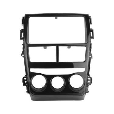 Imagem de Moldura 2Din Toyota Yaris Mídia Original 2018/... - Padrão Japonês e C