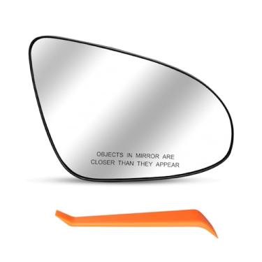 Imagem de Vidro espelhado lateral do passageiro adequado para Avalon Hybrid Toyota Camry 2012 2013 2014 2015 2016 2017 2018, vidro retrovisor aquecido, direito