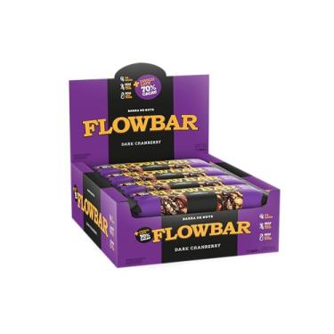 Imagem de Barra de Nuts Dark Cranberry com Chocolate 70% Cacau Flowbar 30g