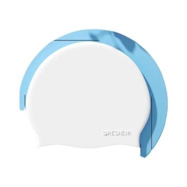 Imagem de Touca de natação impermeável de silicone Touca de natação elástica alt