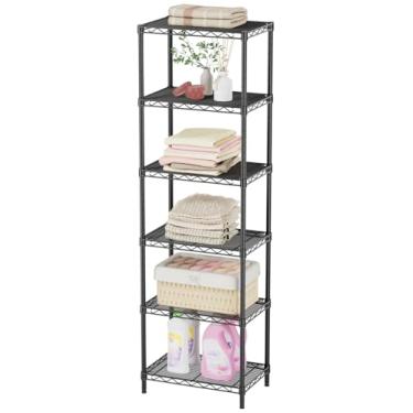 Imagem de SINGAYE Prateleira de armário ajustável de metal para lavanderia, banheiro, cozinha, armazenamento doméstico, pequeno rack de despensa